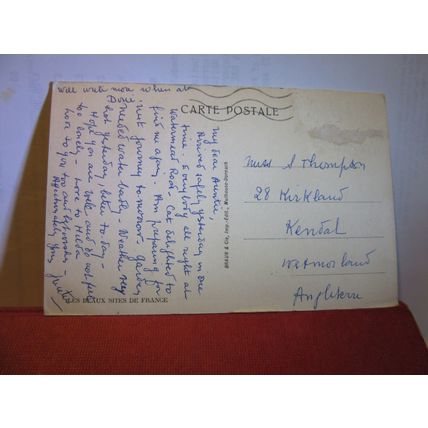 RUISSEAU DE LA BOURRIQUE, GERARDMER, FRANCE used vintage postcard =