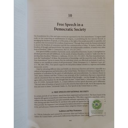 AMERICAN CONSTITUTIONAL LAW Vol 2 CONSTITUTIONAL RIGHTS CIVIL RIGHTS & LIBERTIES