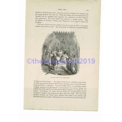 Upon The Altar at St Edmundsbury, England, Book Illustration (Print), c1870
