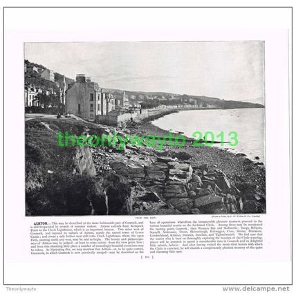 ASTON, THE CLYDE FROM THE EAST, SCOTLAND, Book Illustration, c1895