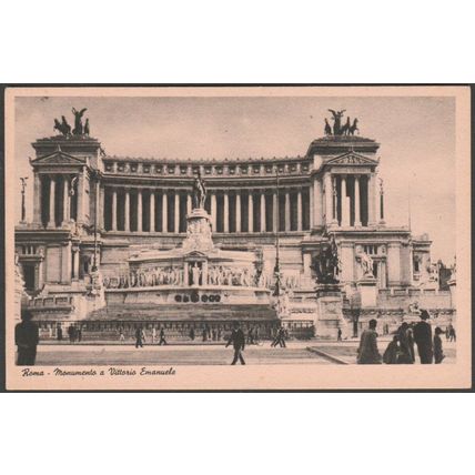 Monumento a Vittorio Emanuele, Roma, 1941 - Serta Cartolina