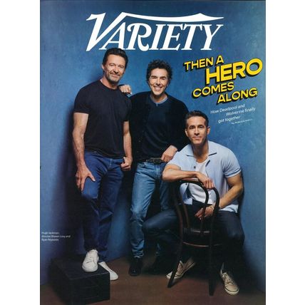 VARIETY-JULY 10, 2024-DEADPOOL & WOLVERINE-REYNOLDS-JACKMAN-NEW-FAST SHIPPING