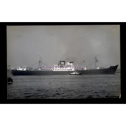 UK1376 - Hain Nourse Cargo Ship - Trevalgon & pilot boat alongside - photograph