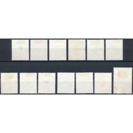 Militia: 13 Values - Guernsey 1974 - F H - SG 98/9, 101/8 & 111