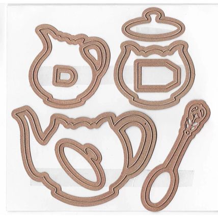 Spellbinders. Tea Service Die Set. Die Cutting Cardmaking Scrapbooking Crafts