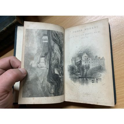 1836 PROSE WORKS OF SIR WALTER SCOTT - TALES GRANDFATHER SCOTLAND BOOKS (P8)