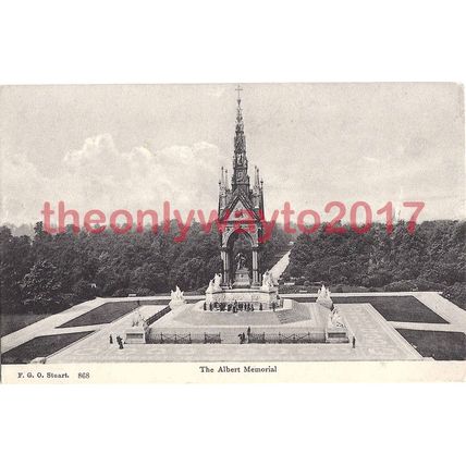 ALBERT MEMORIAL (), LONDON, ENGLAND, Postcard