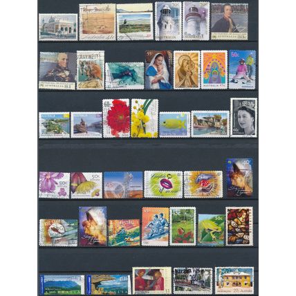 391 Stamp Selection - Australia - Used Hinged