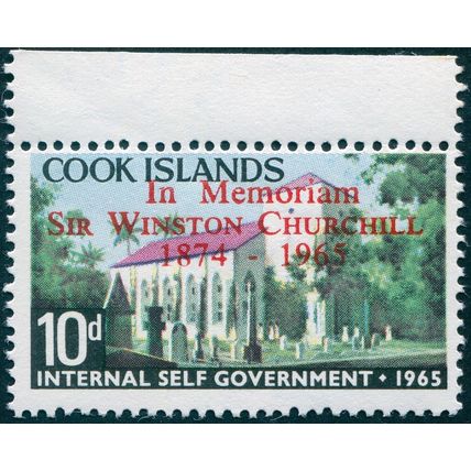 Cook Islands 1965 10d Churchill Commemoration SG180 MNH