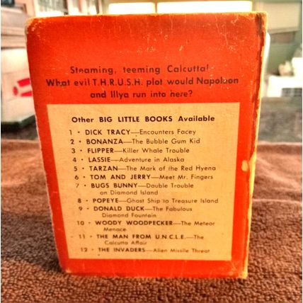 Big Little Book The Man From UNCLE Calcutta Affair #2011 By George S. Elric 1967