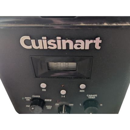 Cuisinart Black 12 Cup Programmable Coffee Maker Model #CBC-00BWRC 120V 1025W