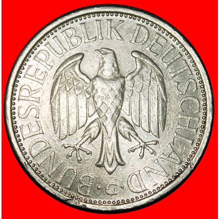 Ⰶ NOT COMMUNIST (1950-2001): GERMANY ★ 1 MARK 1974G BADEN-★LOW START★NO RESERVE