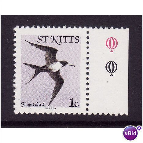 ST KITTS 1981 1c FRIGATE BIRD SG 53a U/M MINT