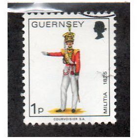 GUE 1974 1P 'MILITIA -OFFICER' FINE USED (EBID25249)