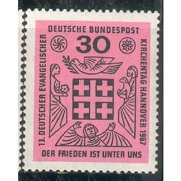 Germany 1967 - SG1441 - 13th German Evangelical Churches Day (unused)