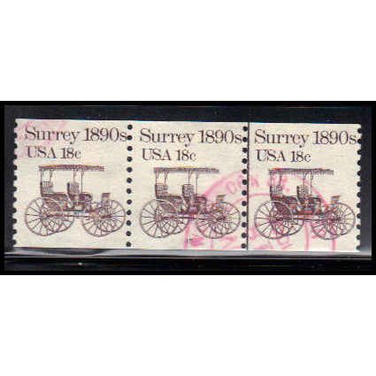 Used 1907 18c Surrey Barely Clears PNC 15/3 PA2460