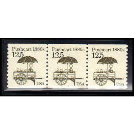 2133 12.5c Pushcart Fine MNH Dry Gum PNC 1/3 PA2660