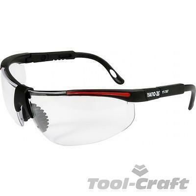Yato professional safety glasses impact resistant, clear lenses (YT-7367)