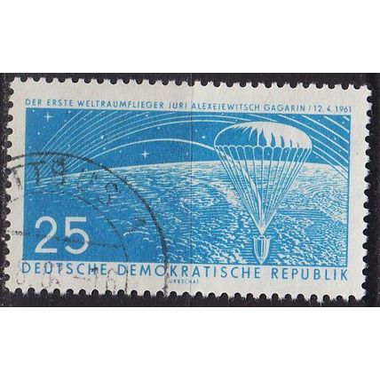 GERMANY DDR [1961] MiNr 0824 ( OO/used ) Weltraum