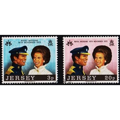 Jersey. 1973 Set(2) S.G.97/98 Used