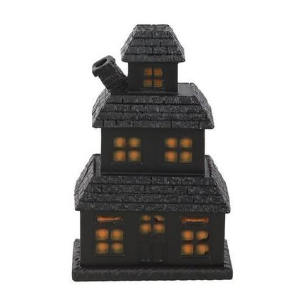 Incense Cone Holder - Black Haunted House Incense Cone Holder