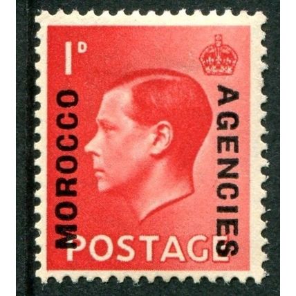MOROCCO AGENCIES: KING EDWARD VIII - 1d MH (G10)