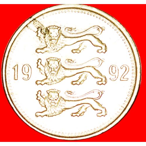 LIONS: estonia (ex. the USSR) ★ 50 CENTS 1992! LOW START ★ NO RESERVE!