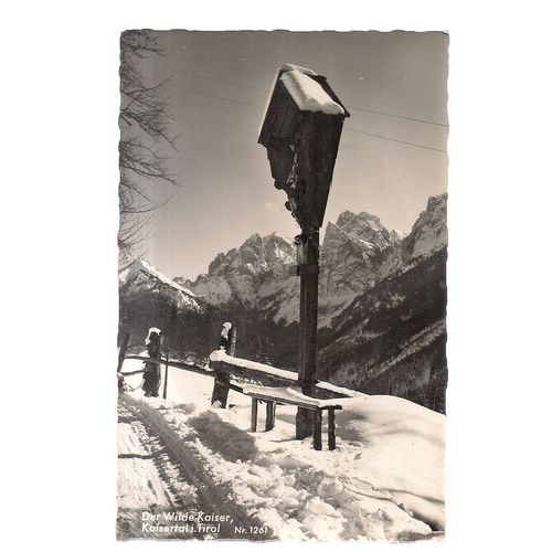 DER WILDE KAISER, KAISERTAL I , SWITZERLAND. unused vintage postcard =