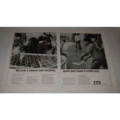 1972 ITT Ad - A Violent, Man-Bruising Sport