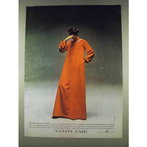 1978 Vanity Fair Nightgown Ad - We Stiched it Rich
