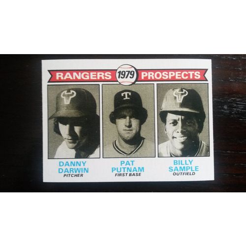 1979 Topps Card # 713 Texas Rangers Prospects Excellent (5)