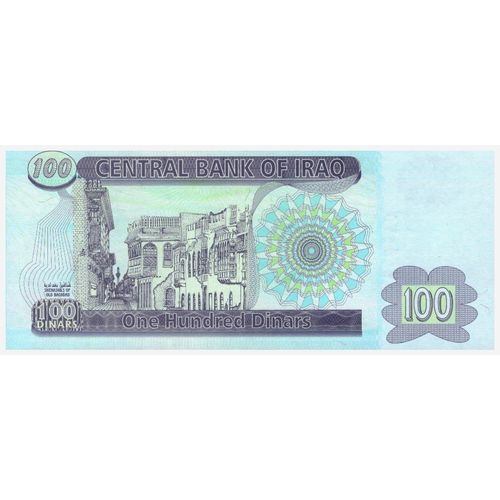 2002 - Iraq 100 Dinar Banknote UNC