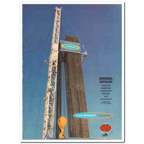 International Petroleum Services Inc 1983 Vintage Catalog Oil Cardwell