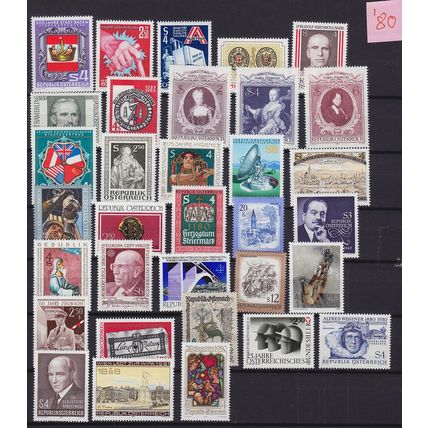 ÖSTERREICH AUSTRIA [1980] Jahrgang ( **/mnh ) [01]