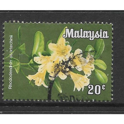 MALAYSIA WILAYAH 1979 FLOWERS 20c RHODODENDRON SGK6 FINE USED