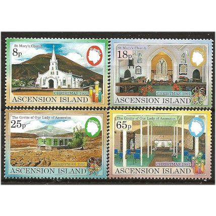 Ascension Island 1991 Christmas Set SG550-553 Unmounted Mint ...