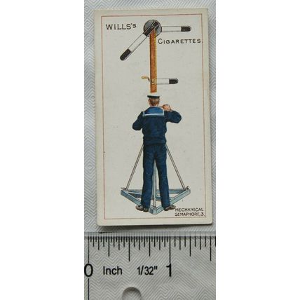 1910 Wills Signalling Series No. 33 Mechanical Semaphore 3
