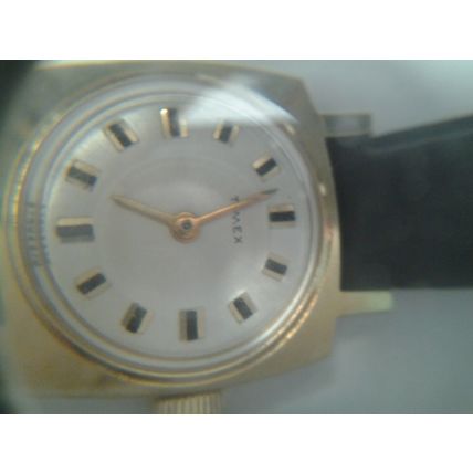Vintage Ladies Timex Gold Plate Watch