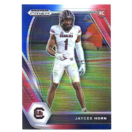 PRIZM JAYCEE HORN RED WHITE BLUE ROOKIE REFRACTOR