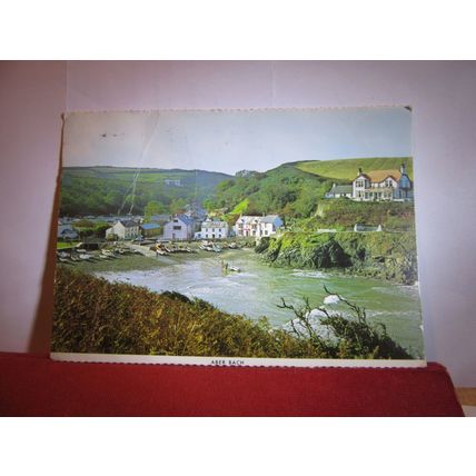 ABERBACH, PEMBROKESHIRE used postcard 1976 pm #