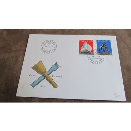 1974 Switzerland FDC Cover - Europa / CEPT
