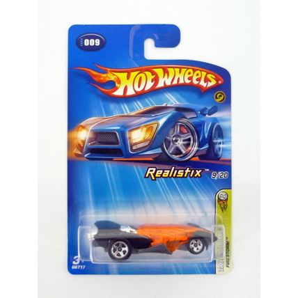 Hot Wheels Firestorm #009 Realistix 9/20 Orange Die-Cast Car 2005
