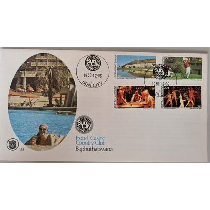 Bophutatswana 1980 Hotel Casino Country Club FDC