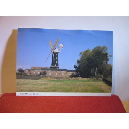 SKIDBY MILL, near BEVERLEY, YORKSHIRE. unused postcard =