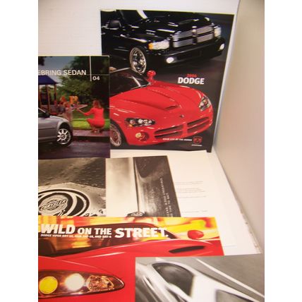 2004 VIPER 300M SEBRING RAM SRT-10 PACIFICA CROSSFIRE CD, SALES BROCHURES (11)