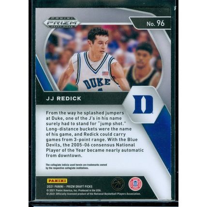 2021-22 Panini Prizm Draft Picks #96 JJ Redick