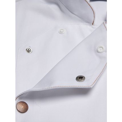 Mens Womens Moisture-wicking Chef Uniform Tops Restaurant Cooking Shirt