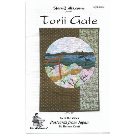 Story Quilts Postcards from Japan Torii Gate Wall Quilt Instructions 21x30 ©2003