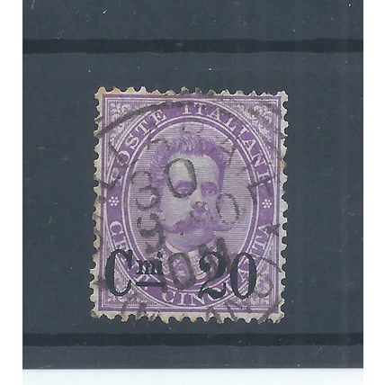 Italy stamps. 1890 Umberto I 20c on 50c used. SG 46 CV £65 (AC229)