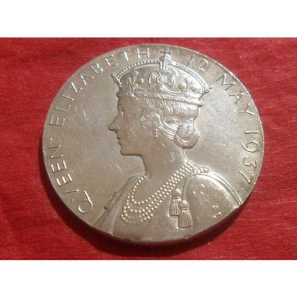 1937 George VI Coronation Medallion - Silver.